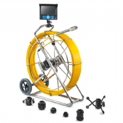 38mm Sewer Drain Pipe Inspection Camera System with 60m/200ft ~ 120m/400ft Cable